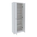 Ver imagem 4 de Armário Multiuso Lavanderia 2 Portas 60cm Multimóveis Cr30052 Branco
