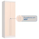 Ver imagem 7 de Guarda-Roupa Modulado 2 Portas Infinity Branco/Line/Blush