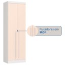 Ver imagem 5 de Guarda-Roupa Modulado 2 Portas Infinity Branco/Blush