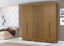 Ver imagem 1 de Guarda Roupa 230cm Casal 6 Portas 2 Gavetas - Atacama Aramóveis