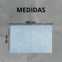 Ver imagem 4 de Tapete Passadeira 50x100 Class Quarto Peludo Azul Bebe