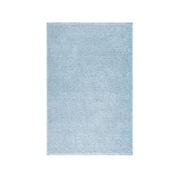 Tapete Passadeira 50x100 Class Quarto Peludo Azul Bebe - 1