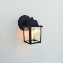 Ver imagem 4 de Arandela Vintage Externa Retro Parede Preta Alz17