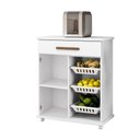 Ver imagem 2 de Fruteira Goiânia 1 Porta 1 Gaveta MDF-MDP 73cm Branco Arte Móveis