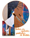 Ver mais imagens de Quadro Decorativo em Acrílico Pintado a Mão para Decoração com 2 Gatinhos