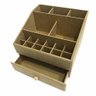 Caixa Mdf Organizadora de Maquiagem Aberta com 17 Divisões Tam:22x23x16cm Cod:banh041 - 2