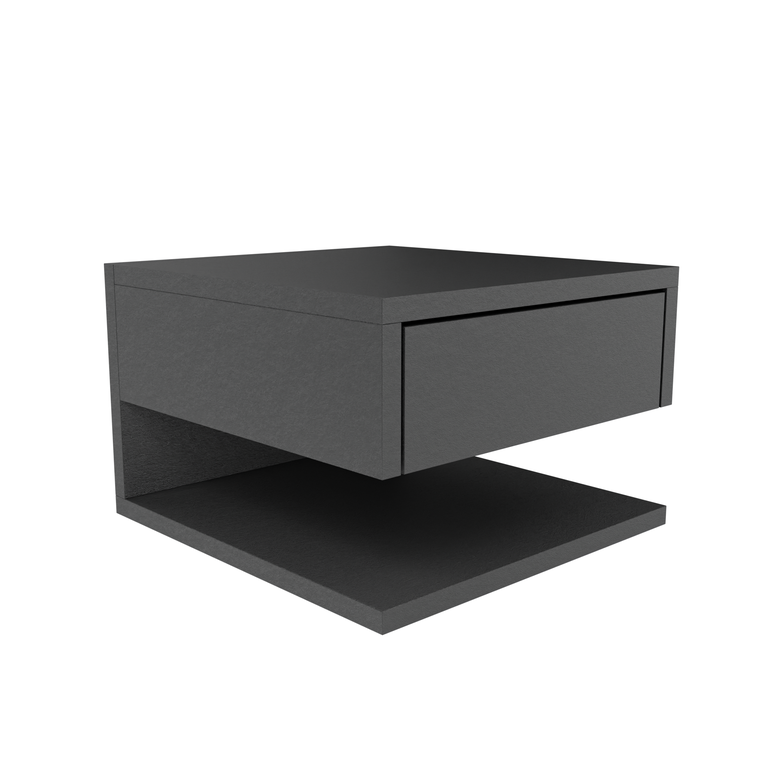Mesa de Cabeceira Moderna com Gaveta - Quarto/sala/escritório/comércio -preto