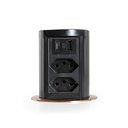Ver imagem 1 de Torre de Tomada com Indução 2 Tomadas 10a 2usb a + C Preto Cobreado