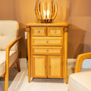 Ver imagem 4 de Mesa de Apoio Império Madeira 4 Gavetas e 2 Portas Multi Uso 44x80x57cm