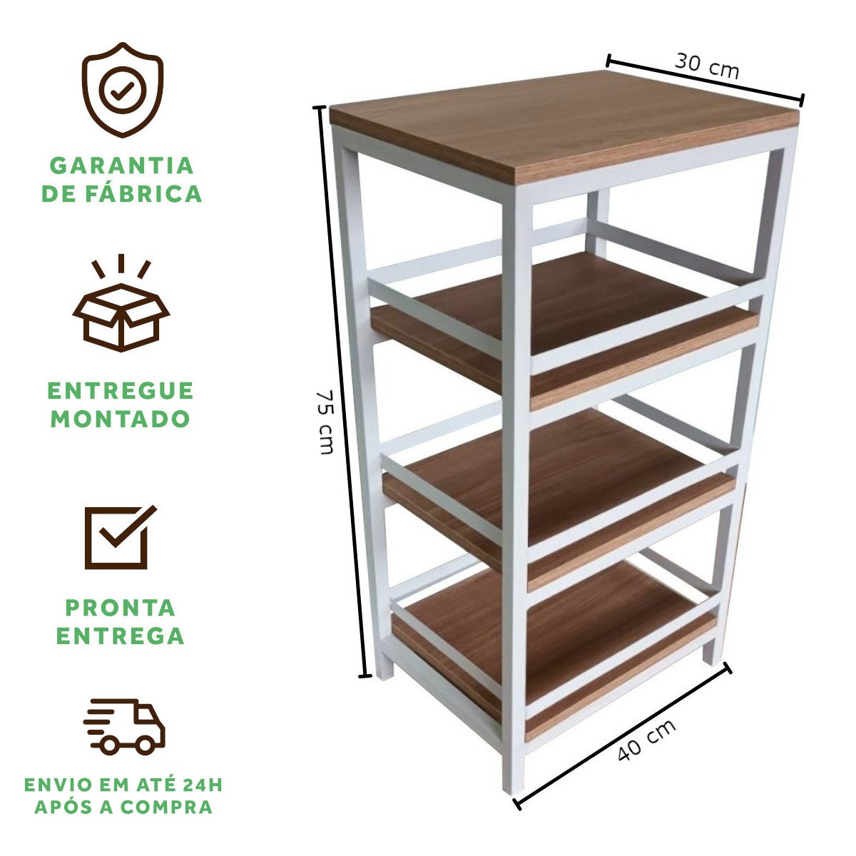 Fruteira Strassis Design Sd-3300 Branca - 8