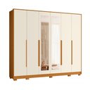 Ver imagem 4 de Armário de Quarto 6 Portas com Espelho Organizador
