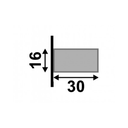 Ver imagem 2 de Ripa Poliestireno Ipê Escuro Santa Luzia 280cmx30mmx16mm 2un:marrom