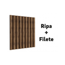 Ver imagem 3 de Ripa Poliestireno Ipê Escuro Santa Luzia 280cmx30mmx16mm 2un:marrom