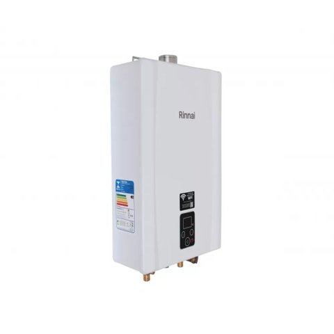 Aquecedor a Gás Digital 21 Lts Rinnai E21 Branco (wi-fi Disponível) Gn Branco