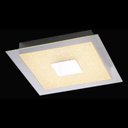 Ver imagem 1 de Plafon de Sobrepor Quadrado Vidro Transparente 28cm Led 12W 3000K PARIS LUZ