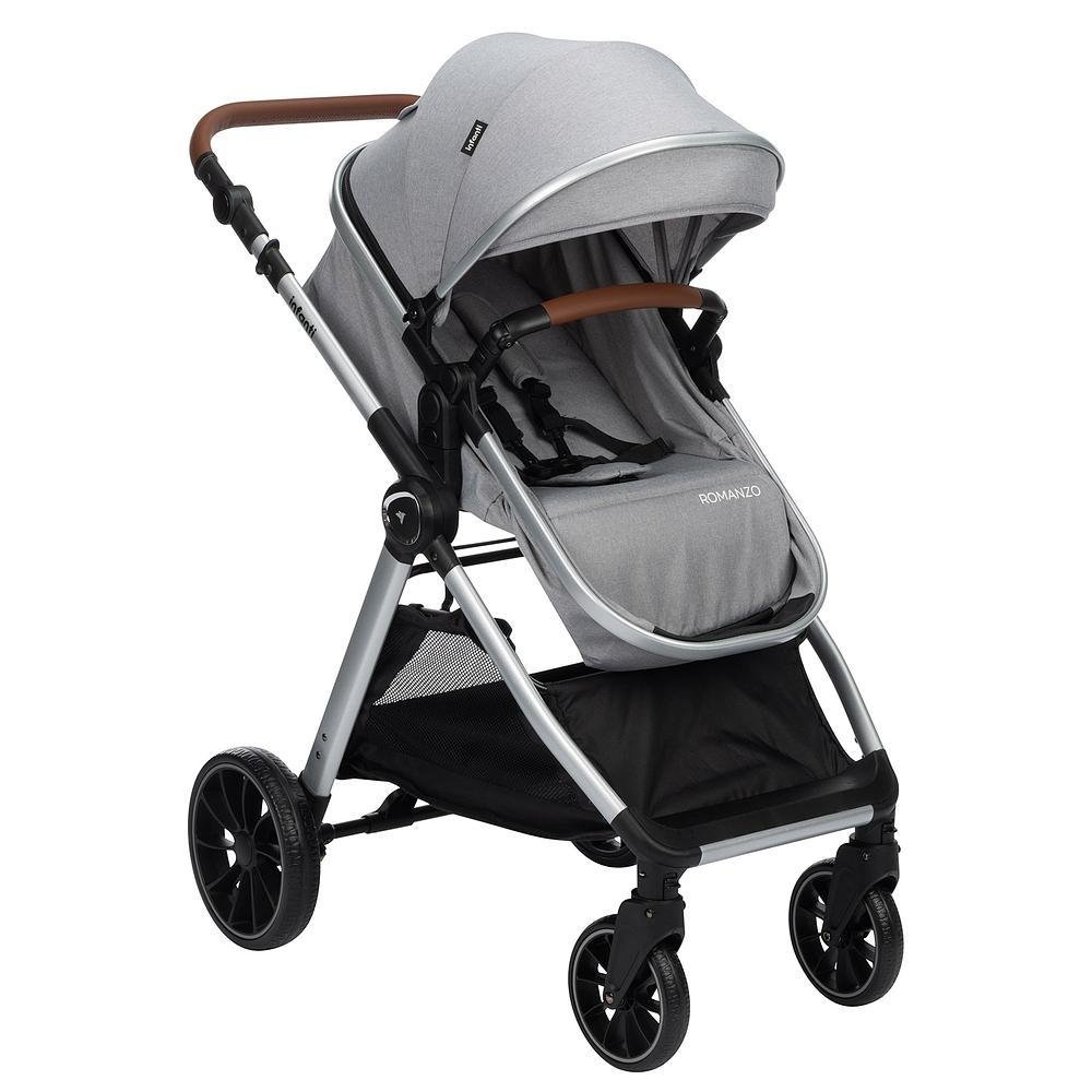 Carrinho com Bebê Conforto Travel System Romanzo Duo Cinza - Infanti - 2