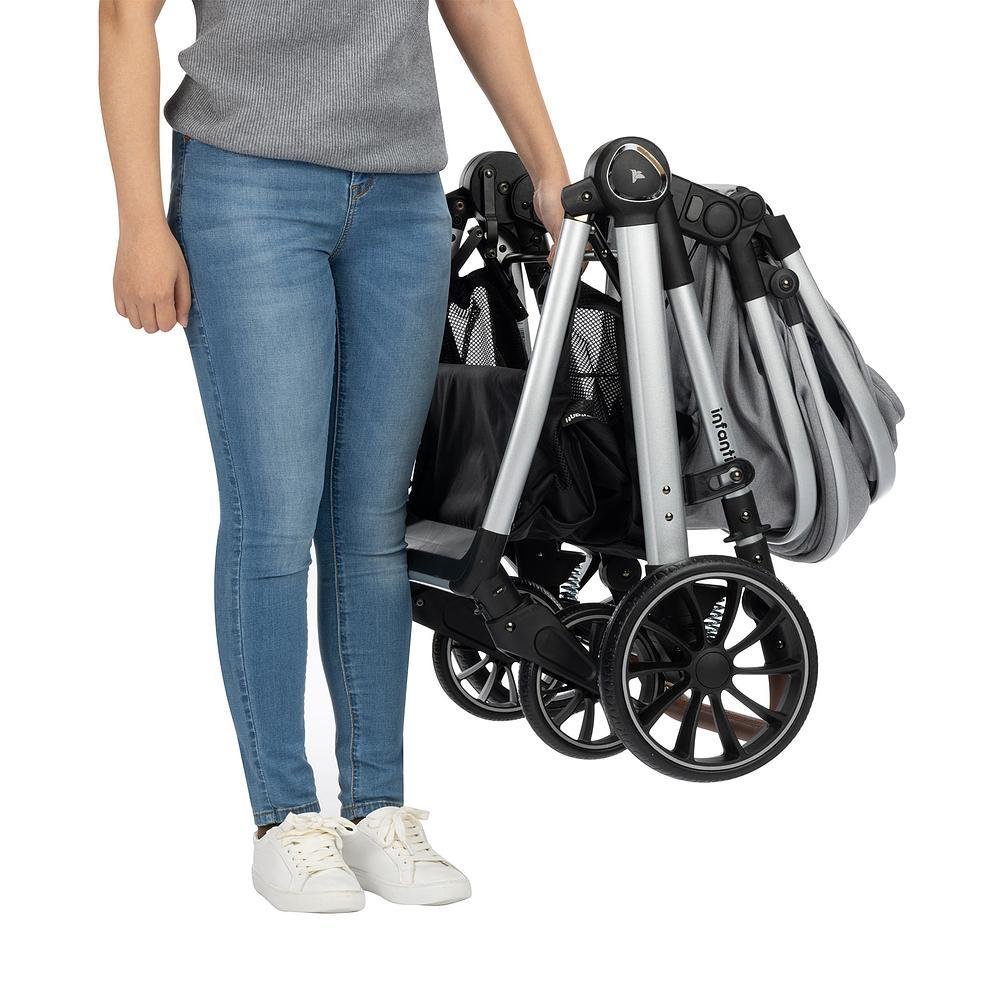 Carrinho com Bebê Conforto Travel System Romanzo Duo Cinza - Infanti - 6