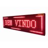Painel Led Vermelho Letreiro Luminoso Digital 130x20 Alto Brilho Wi-fi - 3