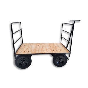 Carrinho de Carga Plataforma com 02 Abas 300 Kg Rolwes