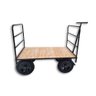 Carrinho de Carga Plataforma com 02 Abas 300 Kg Rolwes - 1
