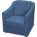Ver imagem 3 de Kit 4 Poltronas Decorativas para Sala de Espera Recepção Escritório Consultório Suede