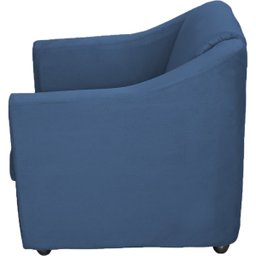 Kit 4 Poltronas Decorativas para Sala de Espera Recepção Escritório Consultório Suede - 4