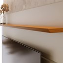 Ver imagem 6 de Painel TV 65" Suspenso 180cm com Bancada 3 Portas Basculante Levi C04 - D'Rossi