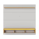 Ver imagem 1 de Painel TV 65" Suspenso 180cm com Bancada 3 Portas Basculante Levi C04 - D'Rossi