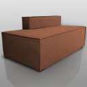 Ver imagem 5 de Sofá Ilha Pequeno Decorativo de Luxo Moderno Reforçado Linho Mileto