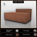Ver imagem 3 de Sofá Ilha Pequeno Decorativo de Luxo Moderno Reforçado Linho Mileto