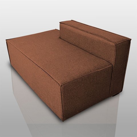 Sofá Ilha Pequeno Decorativo de Luxo Moderno Reforçado Linho Mileto