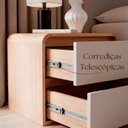 Ver imagem 6 de Conjunto com 2 Mesas de Cabeceira Aurora 100% MDF