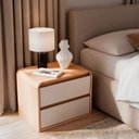 Ver imagem 1 de Conjunto com 2 Mesas de Cabeceira Aurora 100% MDF