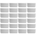 Ver imagem 1 de Jogo Conjunto 24 Tigelas Ramekins de Porcelana 50ml Canelados Germer Branco