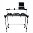 Ver imagem 2 de Rack Titanium RDJ CDJ para CDJs Pioneer, Denon, Gemini, Numark com Suporte para Mixers até 4