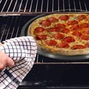 Ver imagem 6 de Forma Assadeira Antiaderente Redonda em Aço Carbono Granilite Preta Pizza 32x32cm Lyor