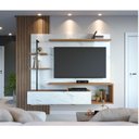 Ver imagem 1 de Painel para Tv Home Suspenso Ambiente Maragogi Calacatta Natura Real – Colibri