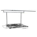 Ver imagem 2 de Carrinho de Salada de Frutas Açaí com Toldo e Rodas Maciças Cefaz