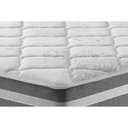 Ver imagem 5 de Cama Box Baú King: Colchão Molas Ensacadas D Angelis Anjos Superlastic Duo Sono + Base Crc Suede