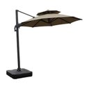 Ver imagem 1 de Ombrelone Lateral 300cm x 260cm Belize Preto/Fendi