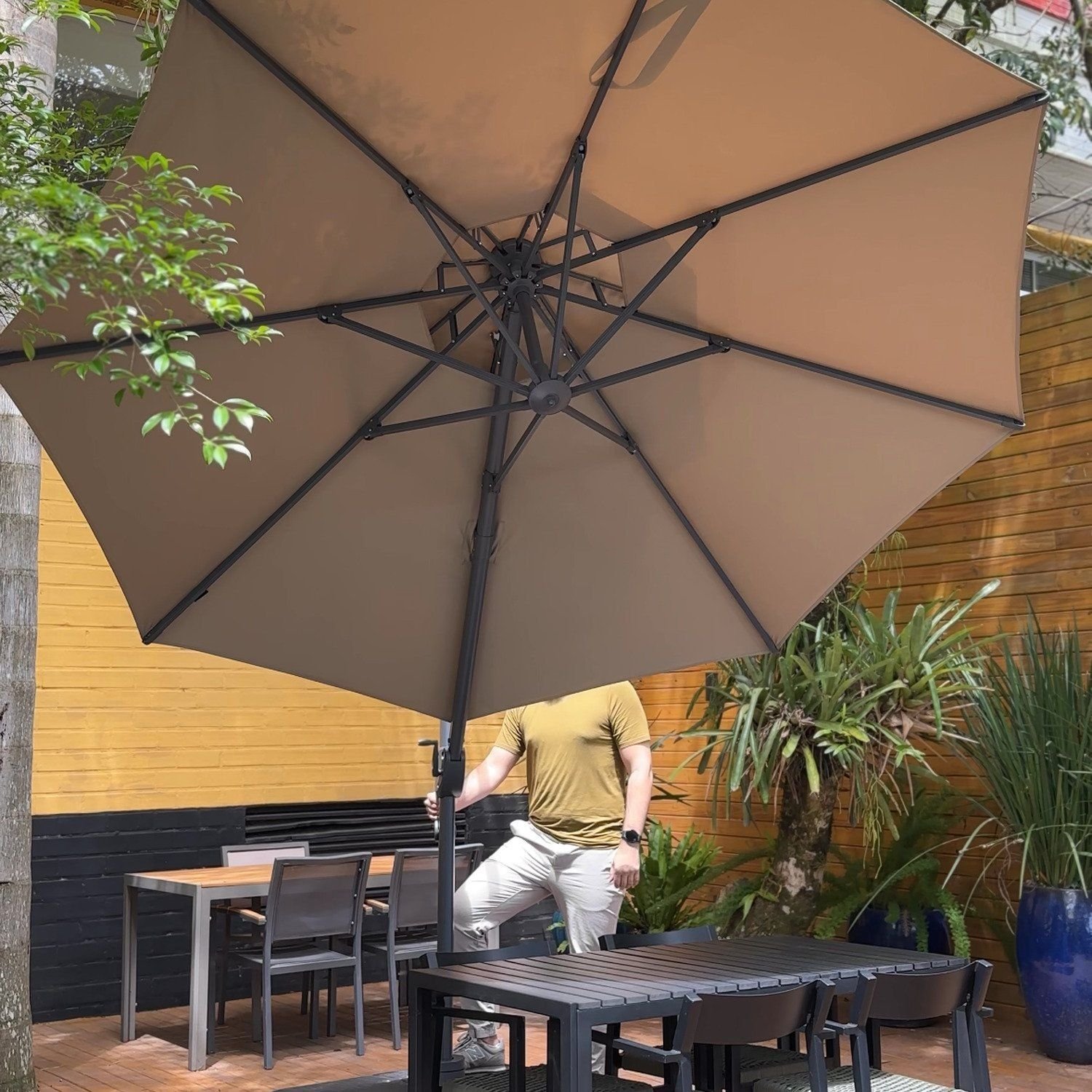 Ombrelone Lateral 300cm X 260cm Belize | MadeiraMadeira
