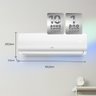 Ar Condicionado Split Hq Hi Wall Inverter 24.000 Btu/h Frio Monofásico Br Viht24kco3s2s13 - 220v - 4
