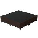 Ver imagem 5 de Base Cama Box Casal Queen 158cm Bipartido Hit I02 Suede Marrom - Mpozenato