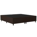 Ver imagem 6 de Base Cama Box Casal Queen 158cm Bipartido Hit I02 Suede Marrom - Mpozenato
