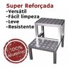 Escada Banqueta De Alumínio Super Resistente 02 Degraus - 5