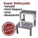 Ver imagem 5 de Escada Banqueta De Alumínio Super Resistente 02 Degraus