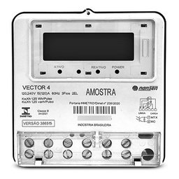 Medidor de Energia Bifasico com Neutro Nansen Vector 4 - 5