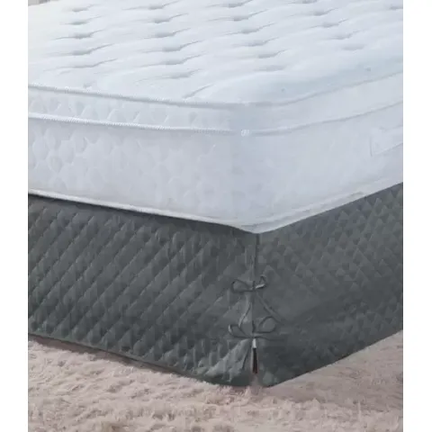 Saia Box Matelada Beatriz com Laço King Cinza