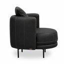 Ver imagem 6 de Poltrona Decorativa Leroy Fixa Moderna em Couro