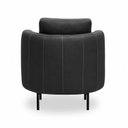 Ver imagem 7 de Poltrona Decorativa Leroy Fixa Moderna em Couro